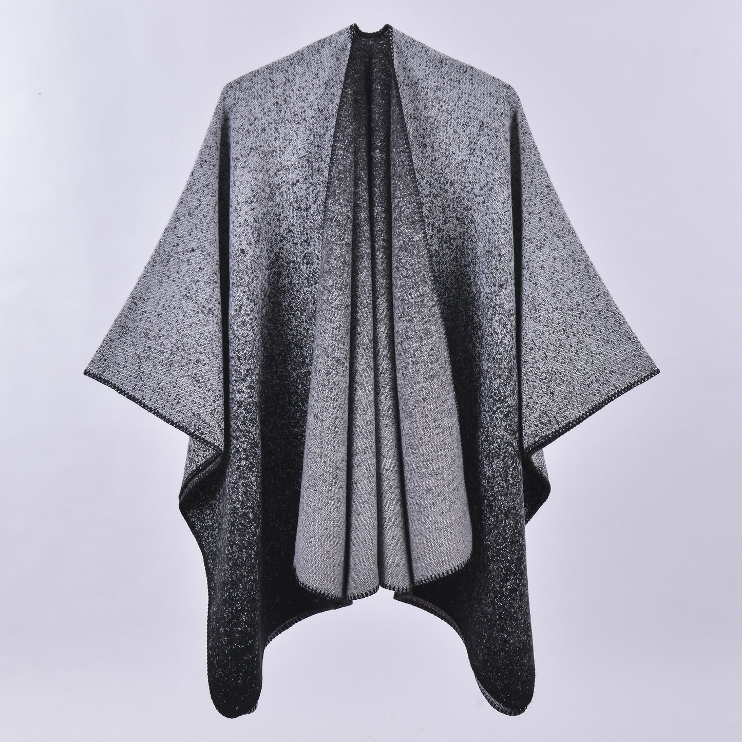Women's Winter Plaid Scarf – Oversized Imitation Cashmere Shawl Cloak, Multi-Style Wrap