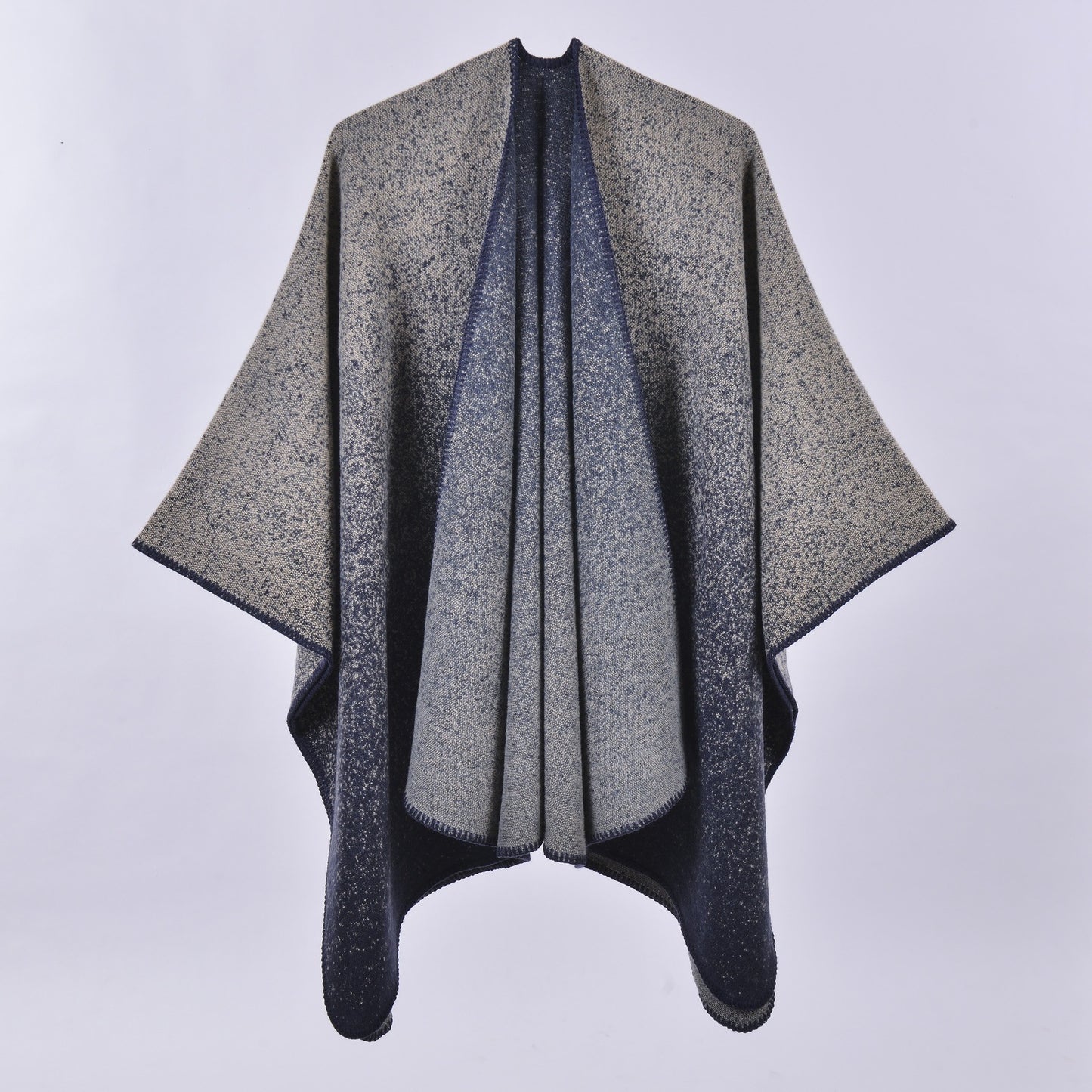Women's Winter Plaid Scarf – Oversized Imitation Cashmere Shawl Cloak, Multi-Style Wrap