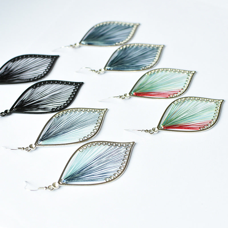 Handmade leaf earrings for Women